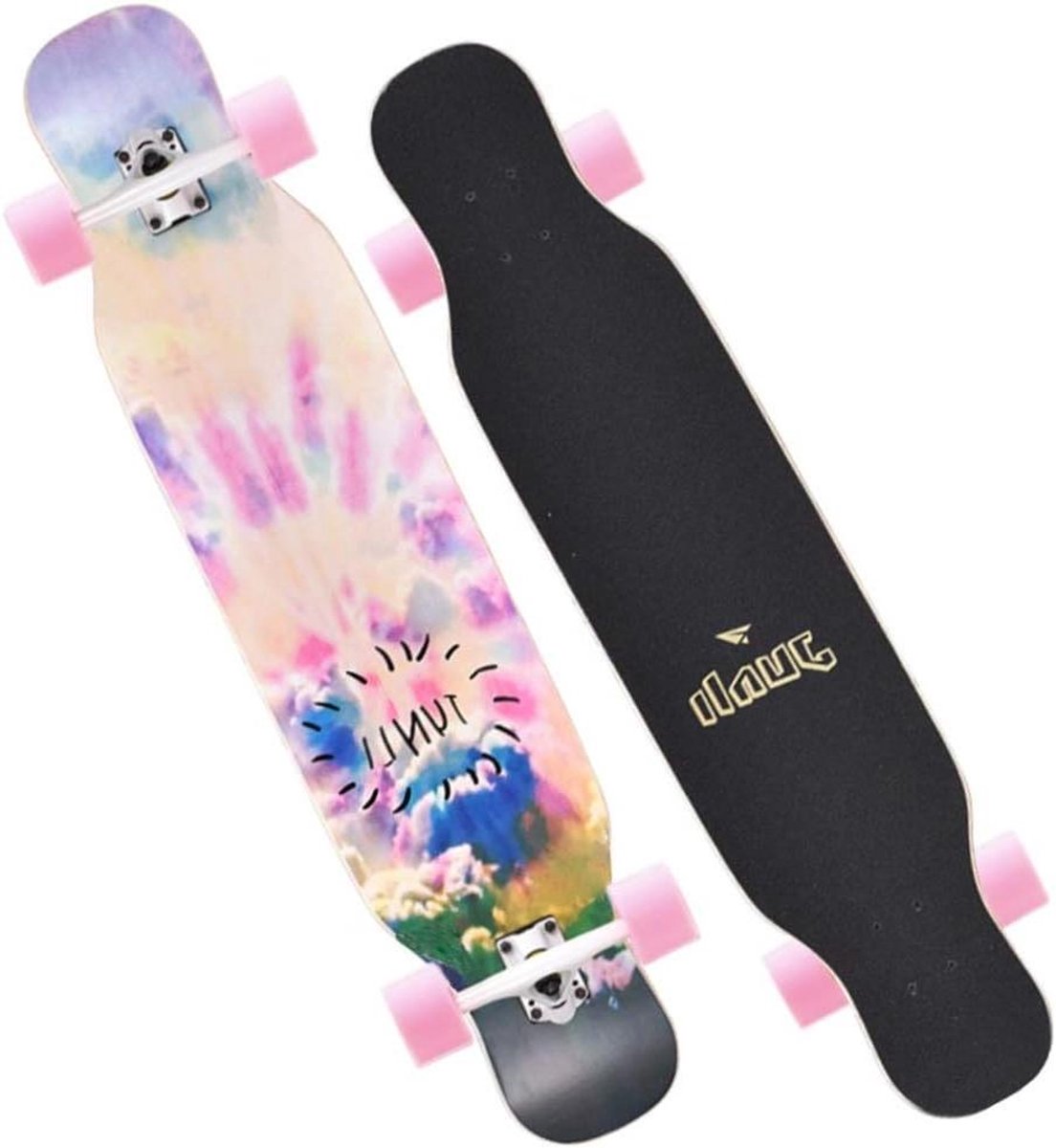 dansbord streetboard straatrijden 8 laags esdoorn deck 23 5x108cm gekleurd