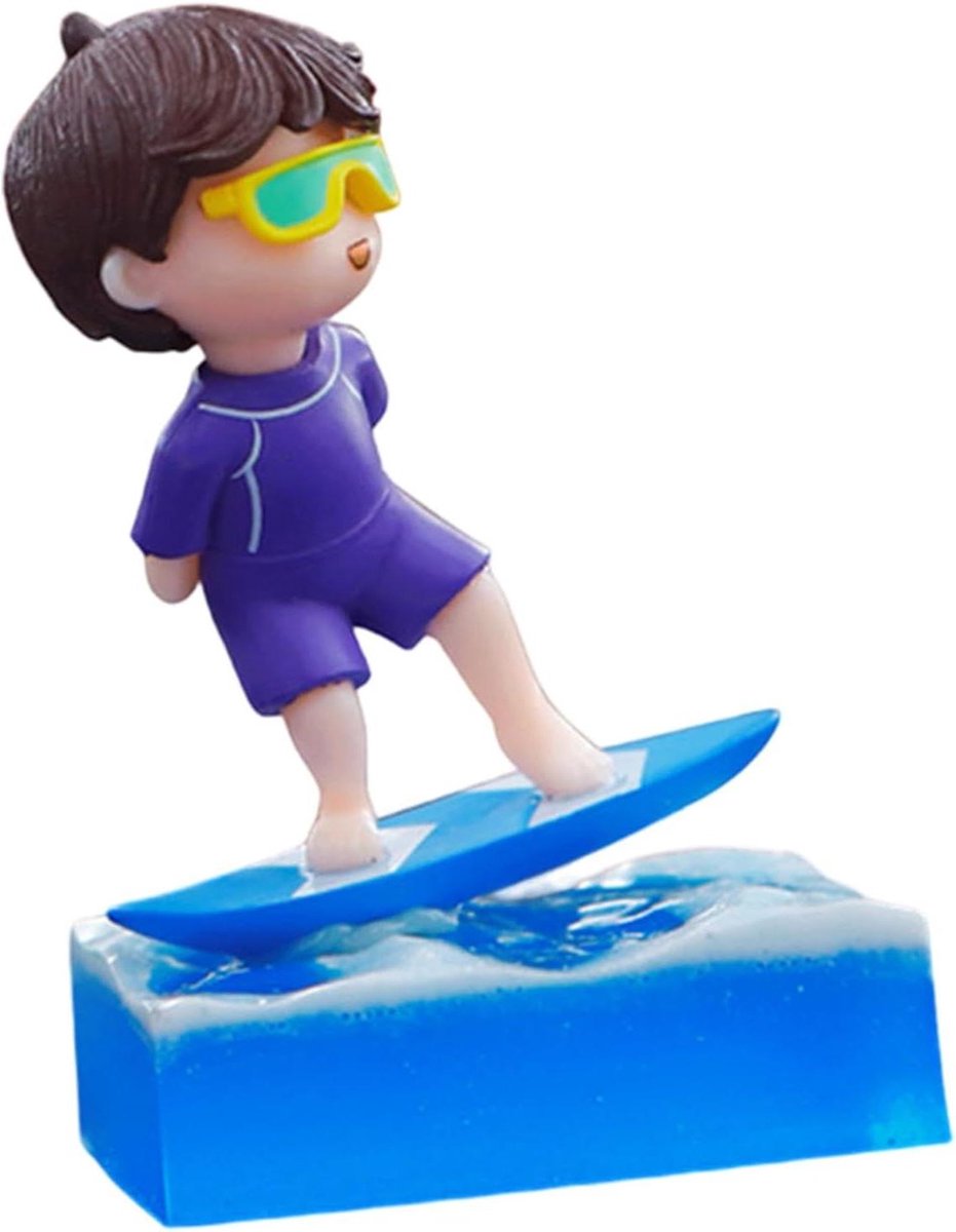 Dashboard Decoratie Surf Jongen - Auto Accessoires - Auto Interieur Opvrolijken - Hittebestendig PVC Materiaal - 7x4.6x3 cm - Niet gespecificeerd Buitenspeelvoertuigaccessoire kopen online