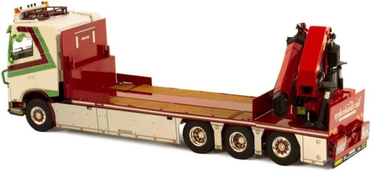 Dieplader met kraan - Model voertuig - Hobby modelbouw - Gedetailleerd ontwerp - 1/50 schaal - Grijs Speelgoedkruiwagen kopen online