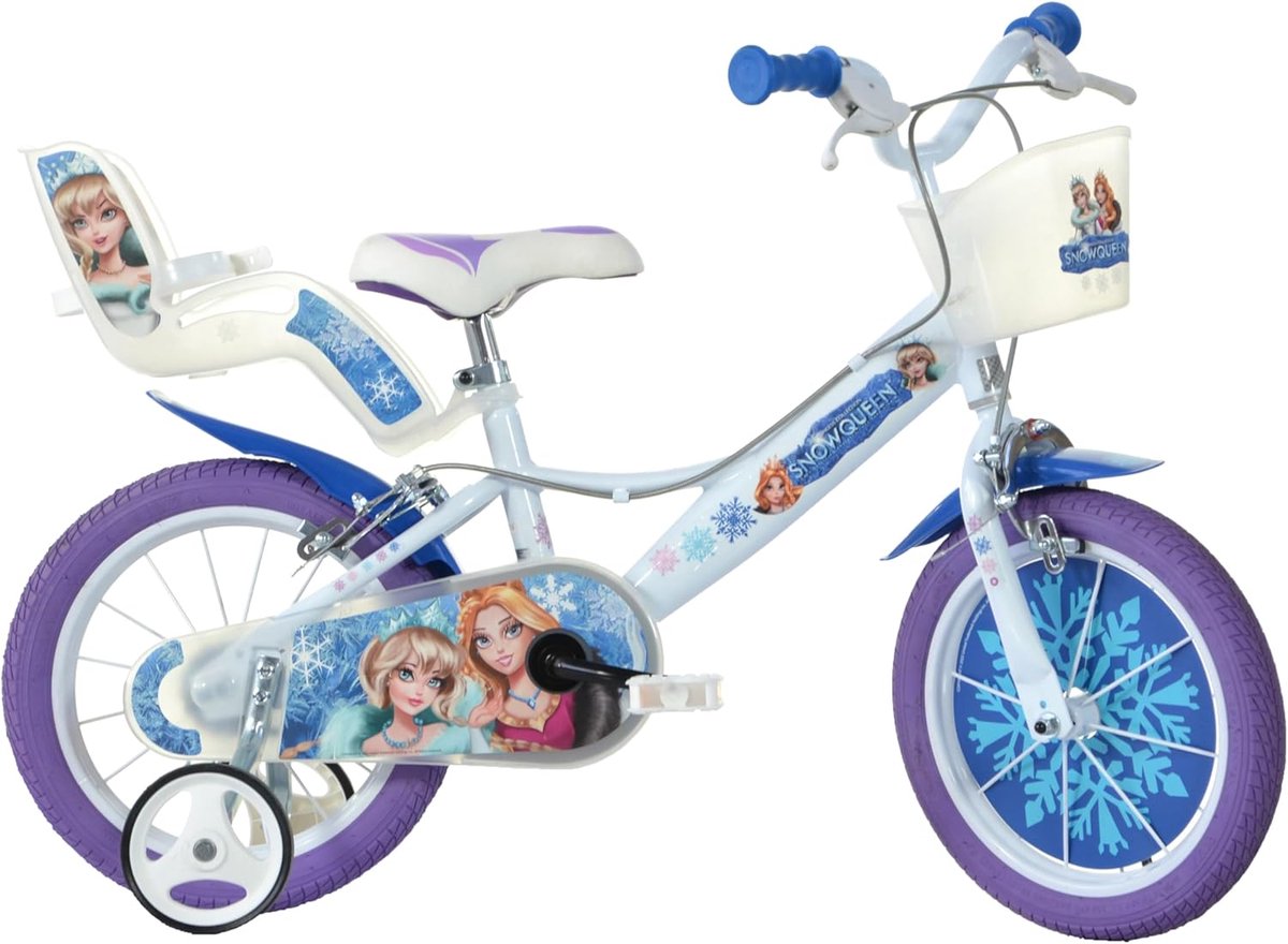 Dino Bikes Meisjesfiets Snow Queen 14 inch Kinderfiets kopen online