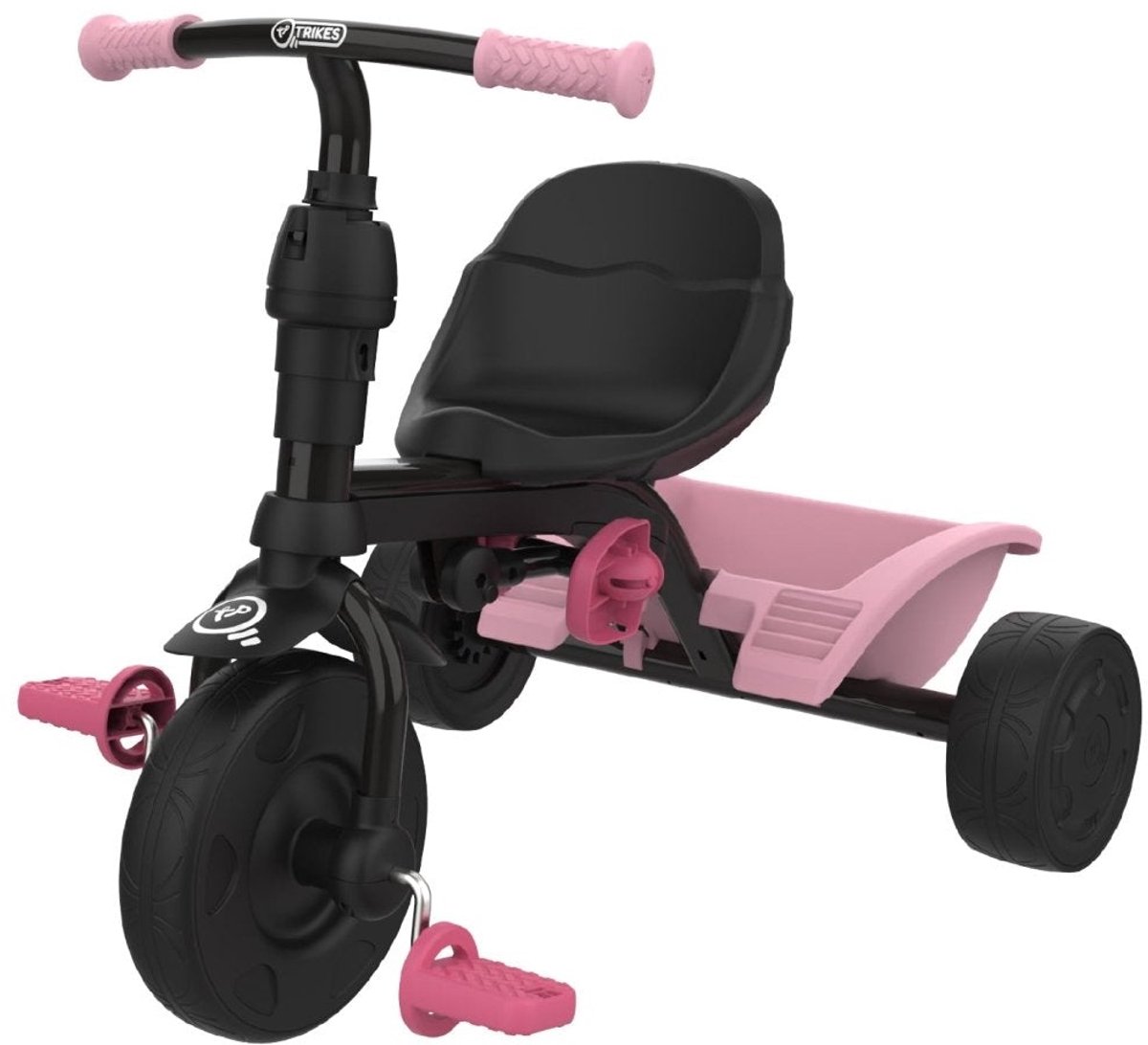 DINO roze 4-in-1 driewieler voor kinderen Driewieler kopen online