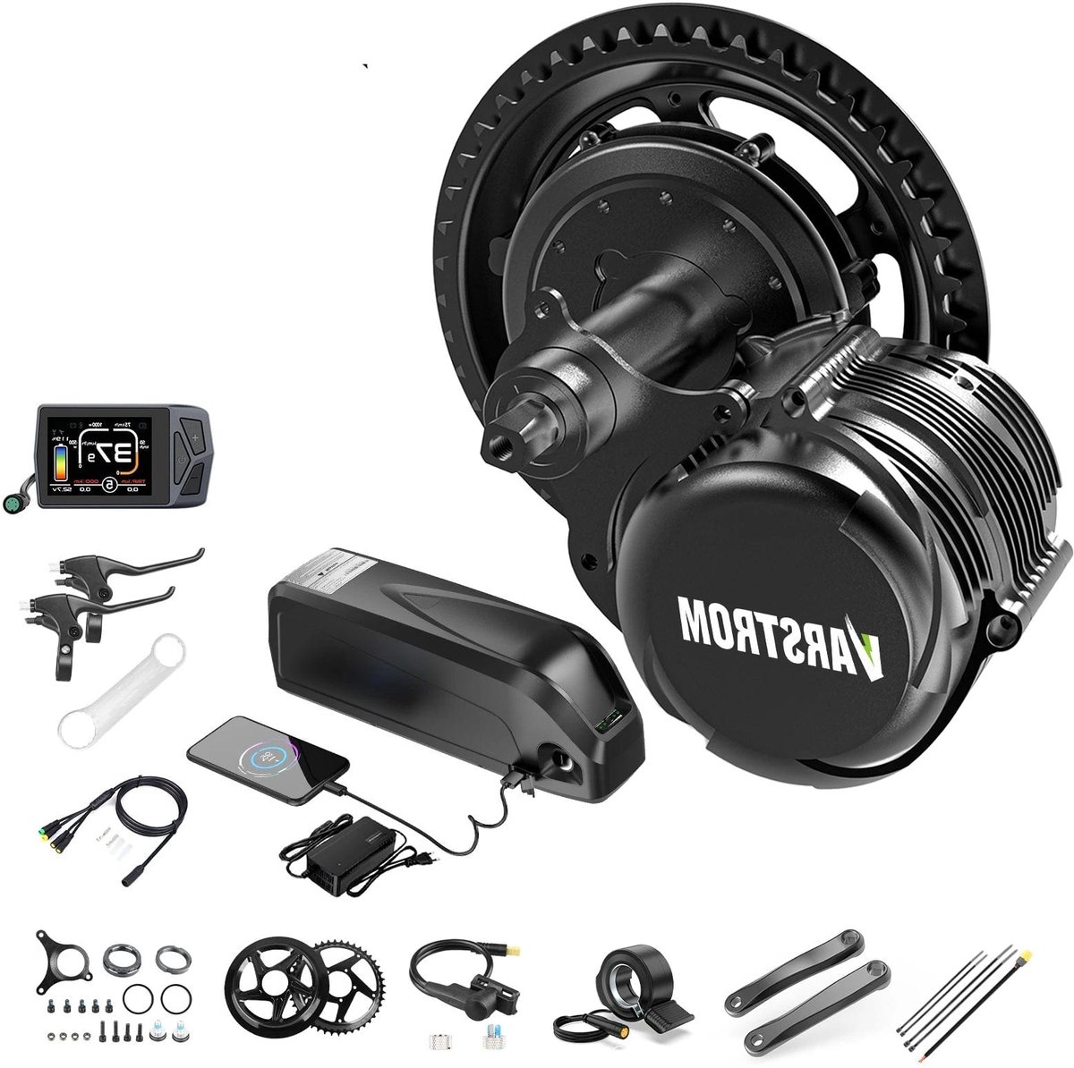 e bike conversiekit elektrische fiets motor middenmotor ebike ombouwset fiets conversieset 48v 750w krachtige ondersteuning torque sensor