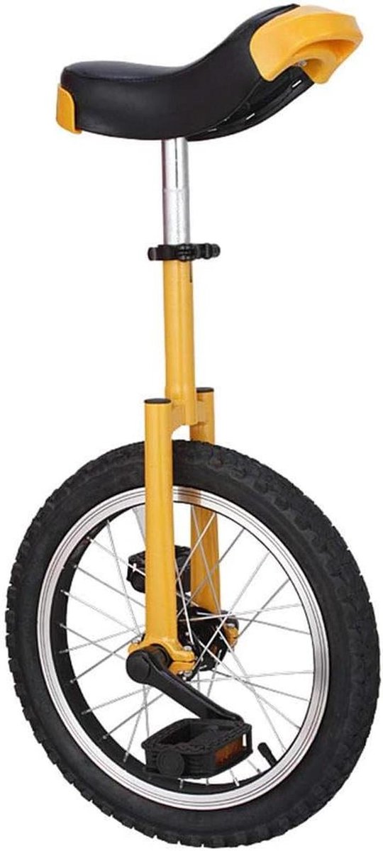 Eenwieler - Enkele wielfiets - Buitensporten Fitness - Antislipwiel Extra dik - 20 inch - Geel Eenwieler kopen online