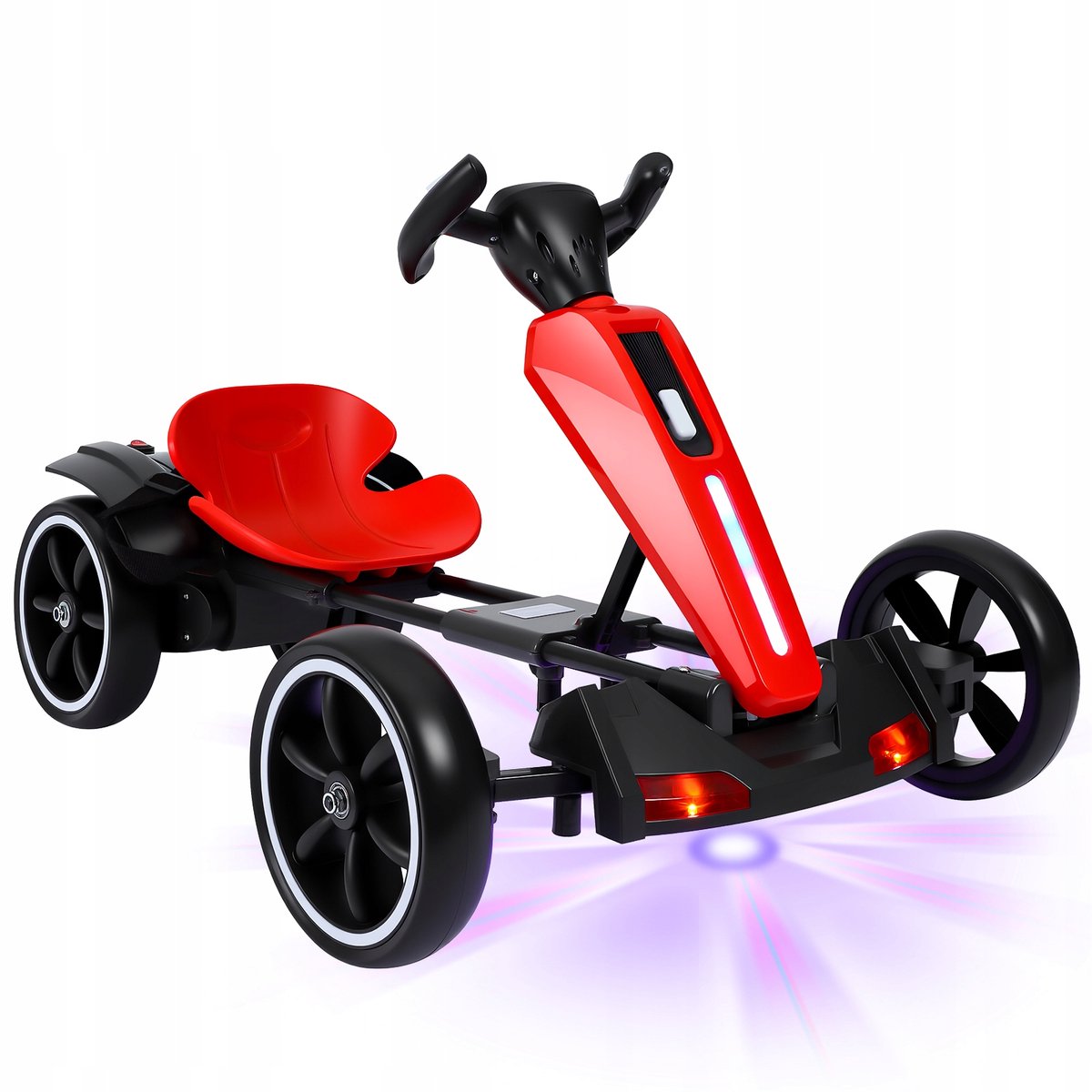 Elektrische Drift Kart voor Kinderen – Dubbel Motor Aandrijving – Afstandsbediening & LED-verlichting – Max. 50 kg – Geschikt voor Kinderen van 3-8 Jaar – EU-stekker-Rood Speelgoedaccuvoertuig kopen online