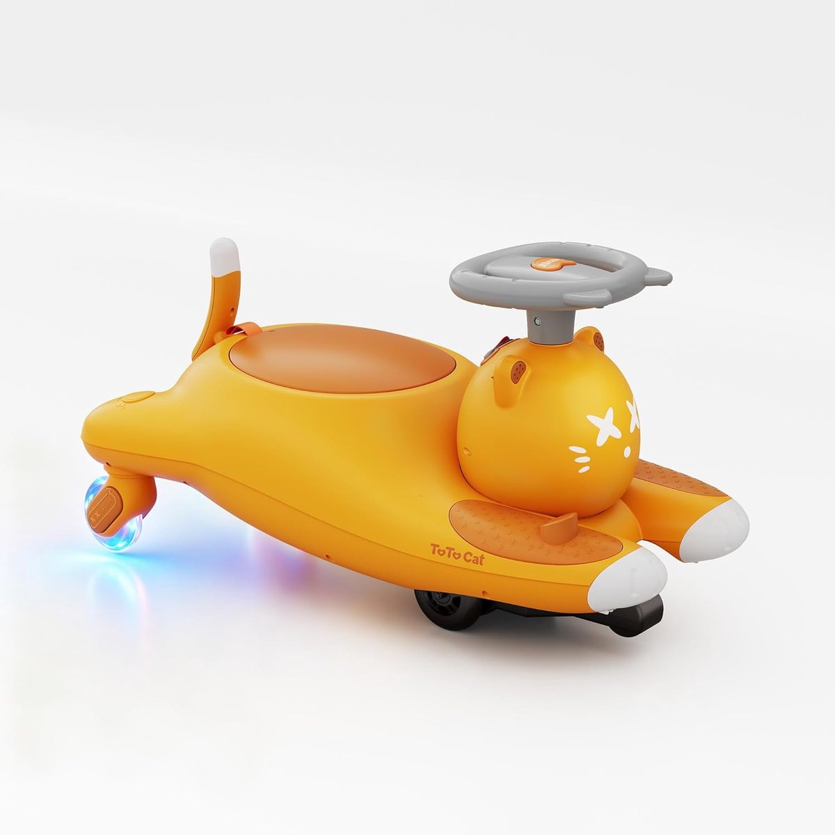 Elektrische Loopauto voor Kinderen - Wiggle Car met Pedaal - Kattenontwerp - 12V Oplaadbaar - Voor Binnen & Buiten - Stimuleert Motoriek Speelgoedaccuvoertuig kopen online