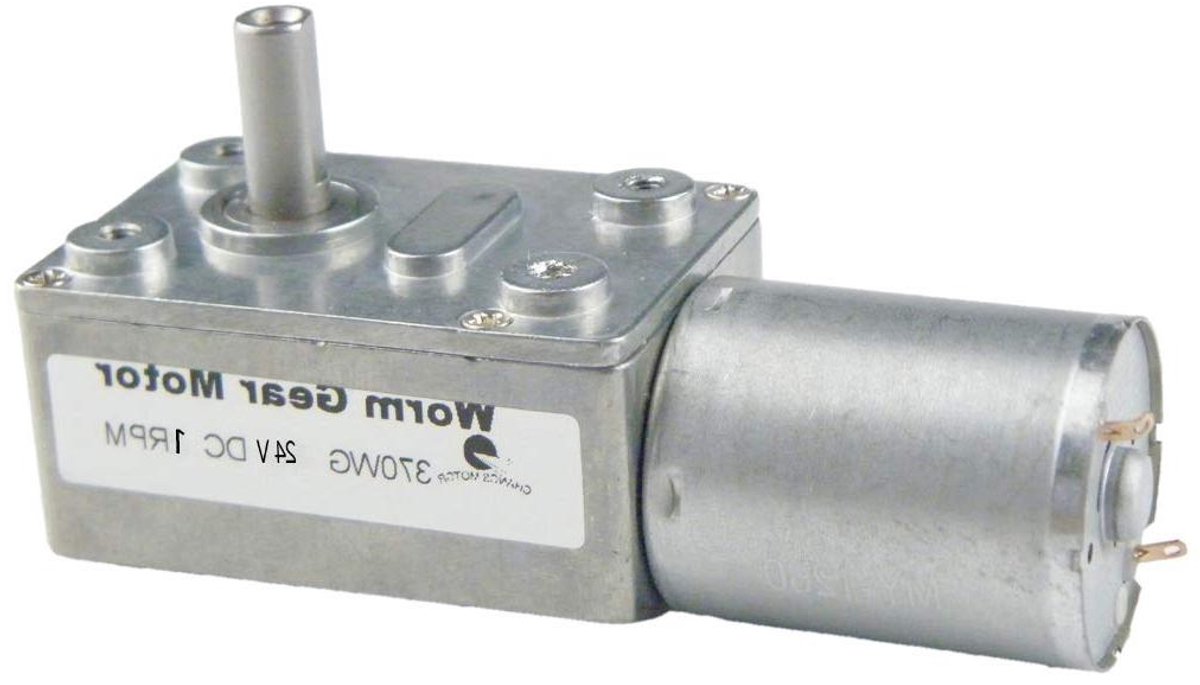 elektrische motor gelijkstroom motor apparaten aandrijven zelfremmende functie 24v 1rpm metaal