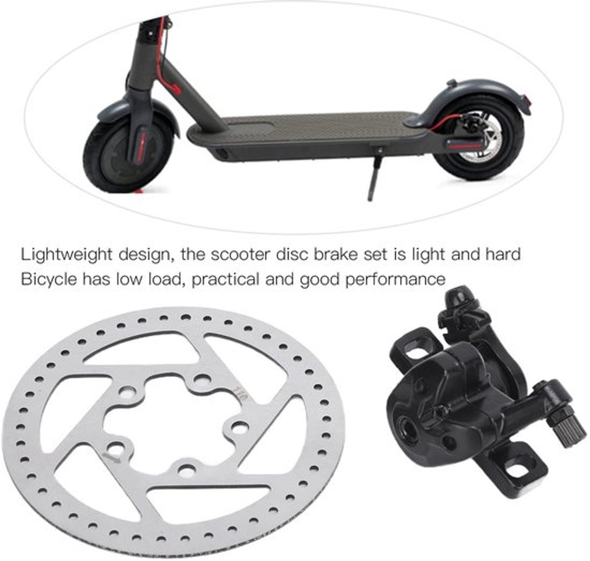 - Elektrische Scooter Band - Schijfrem Rotor 110mm - Duurzaam materiaal - Lichtgewicht ontwerp - Vervanging voor M365 - Geschikt voor sco Buitenspeelvoertuigaccessoire kopen online