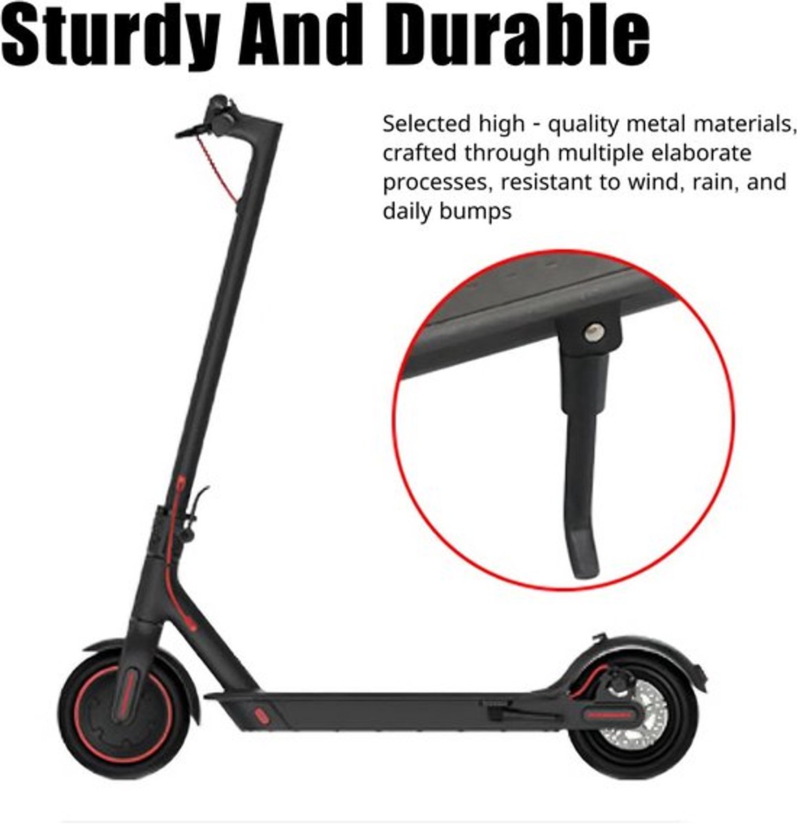- Elektrische scooterhouder - Aluminium voetsteun - Corrosiebestendig en robuust - Accessoire voor Xiaomi M365, Pro, Pro 2, 1S - Du.. Buitenspeelvoertuigaccessoire kopen online