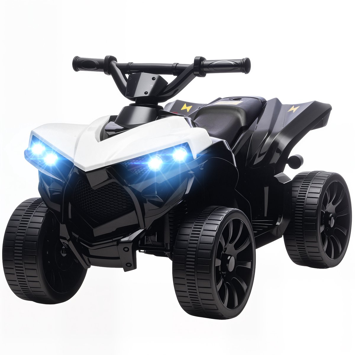 Elektrische strandbuggy voor kinderen - Speelgoedaccuvoertuig - Elektrische kindermotoren - Vierwielaandrijving - Met muziek en koplampen - Stevig en duurzaam - Geschikt voor jongens en meisjes - wit Speelgoedaccuvoertuig kopen online