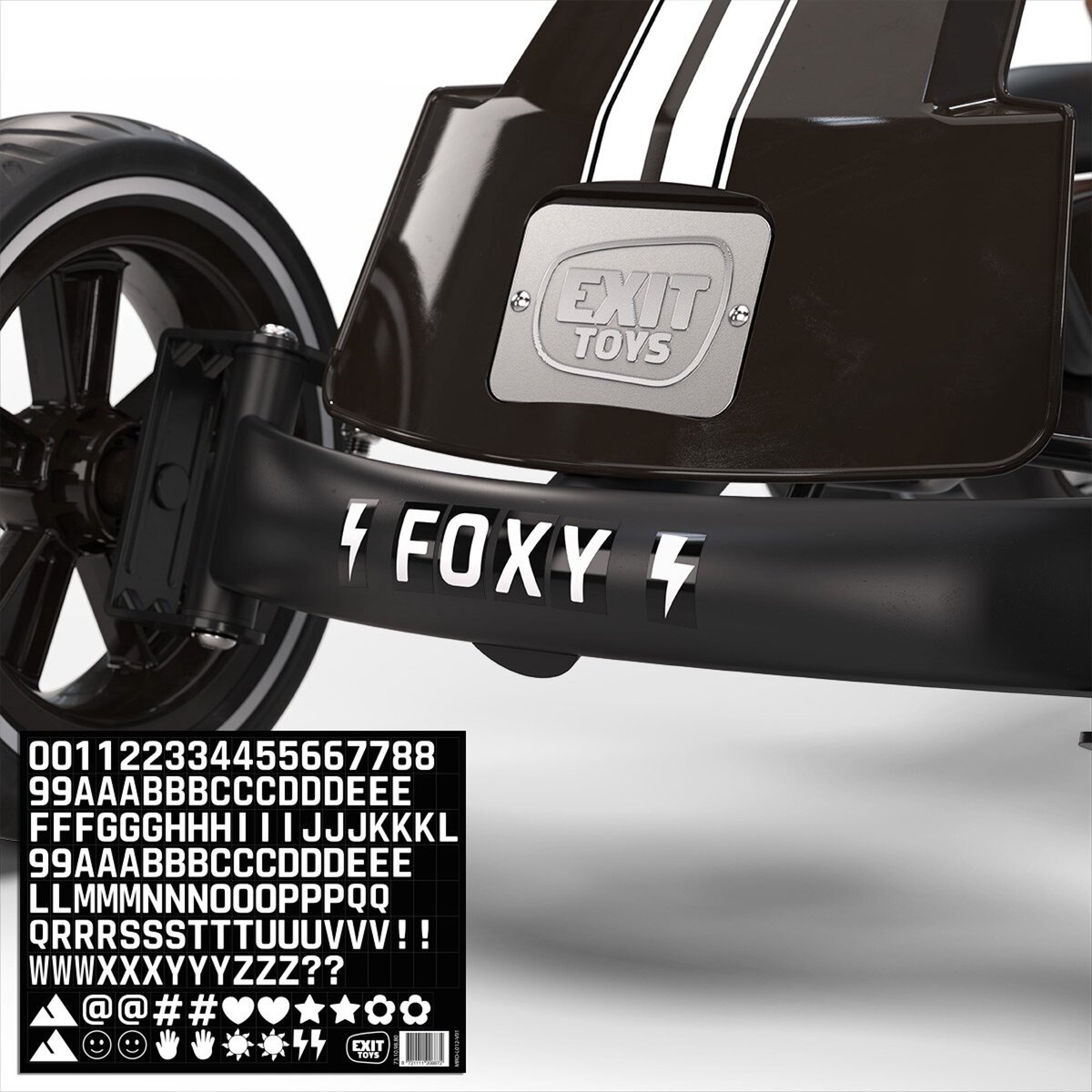 exit foxy skelter met aanhangwagen espresso black