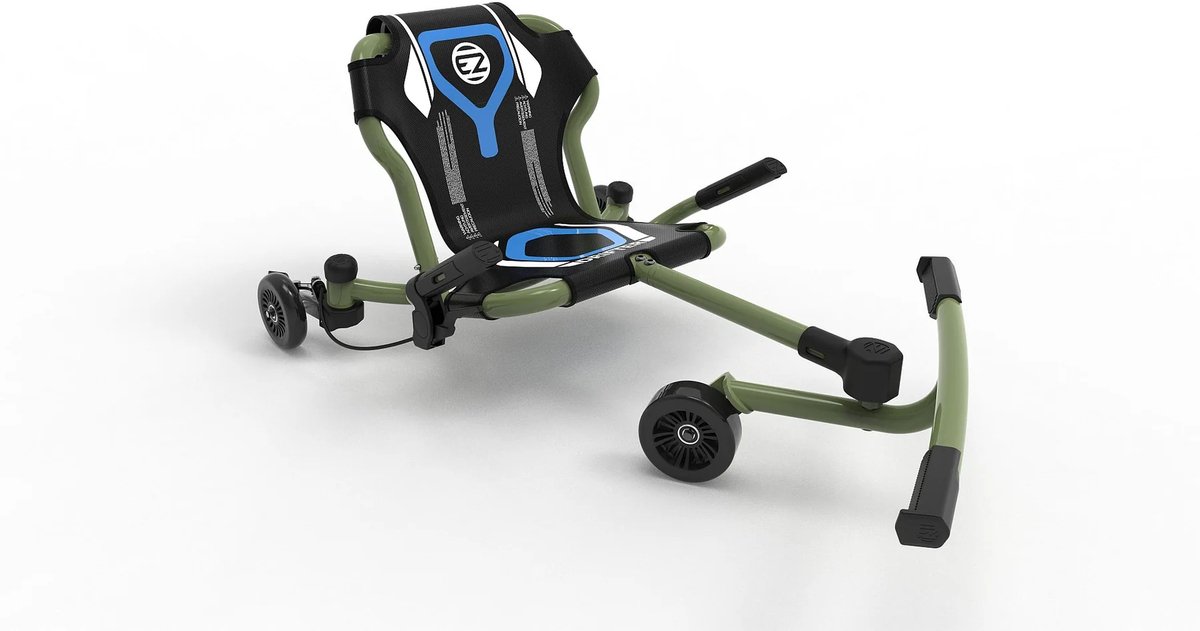 EzyRoller Drifter Pro X skelter - Waveroller van 10 tot 17+ jaar - Vanaf 135 cm en tot 80 kg - Verstelbare driewieler - Khaki Skelter kopen online