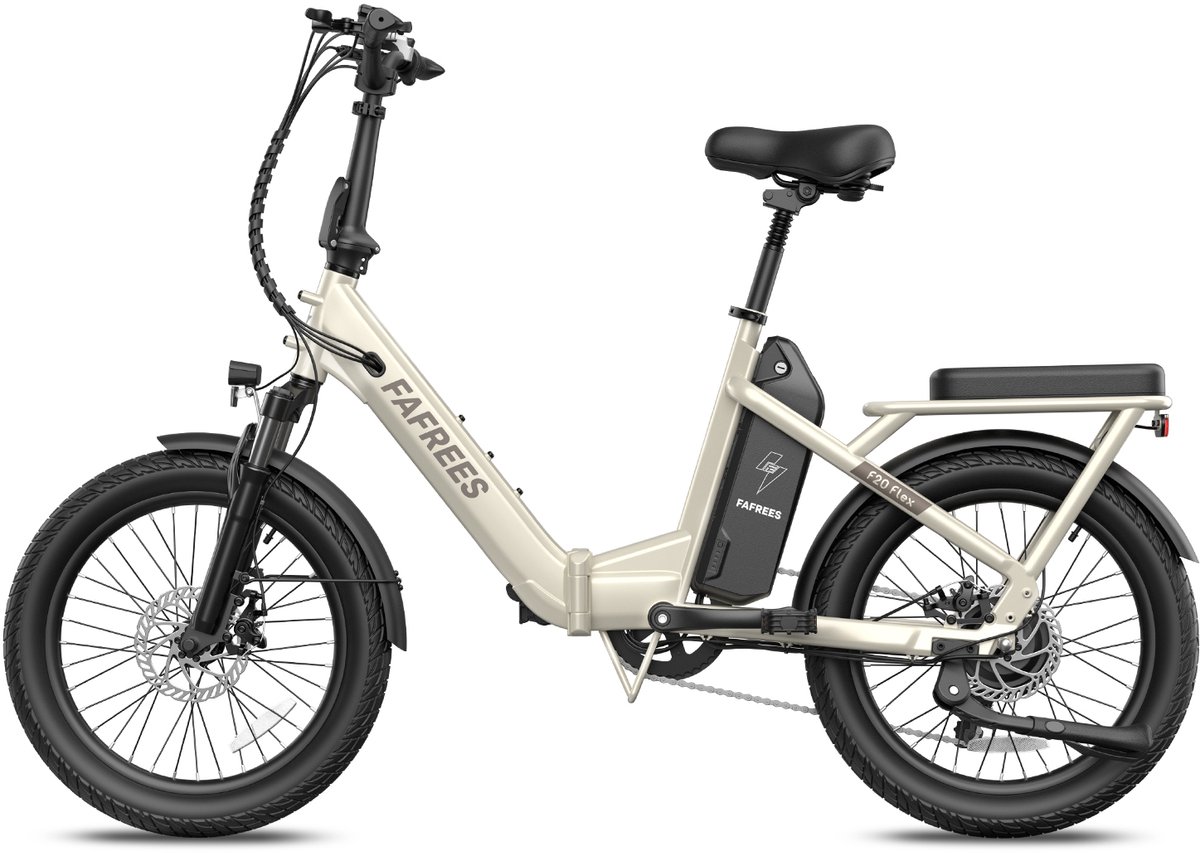 fafrees f20 flex opvouwbare elektrische fiets 36v 20ah accu 100km bereik 7 speed shimano dubbel geveerd torque sensor cr mekleurig