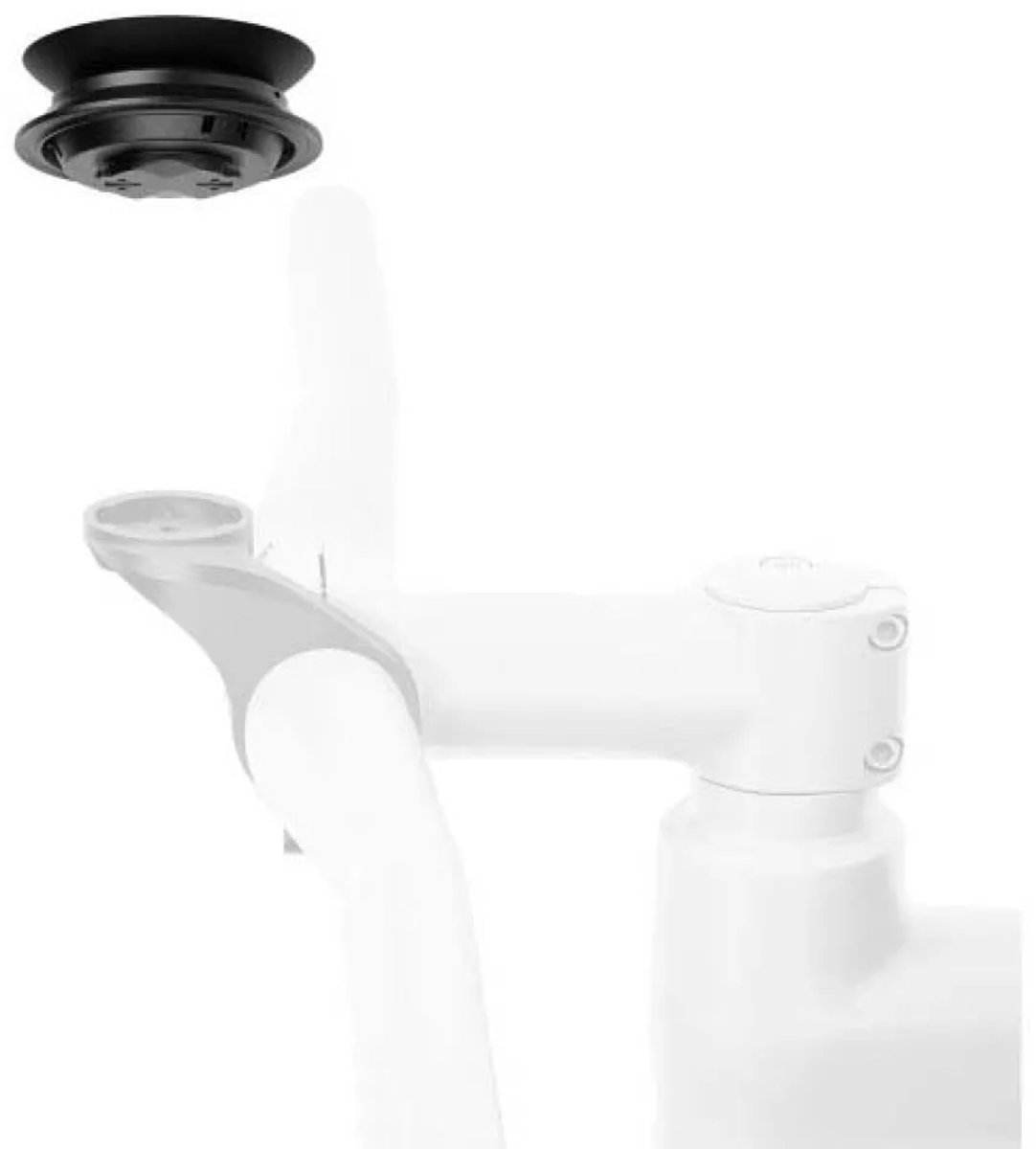 fidlock vacuum turn adapter transparant