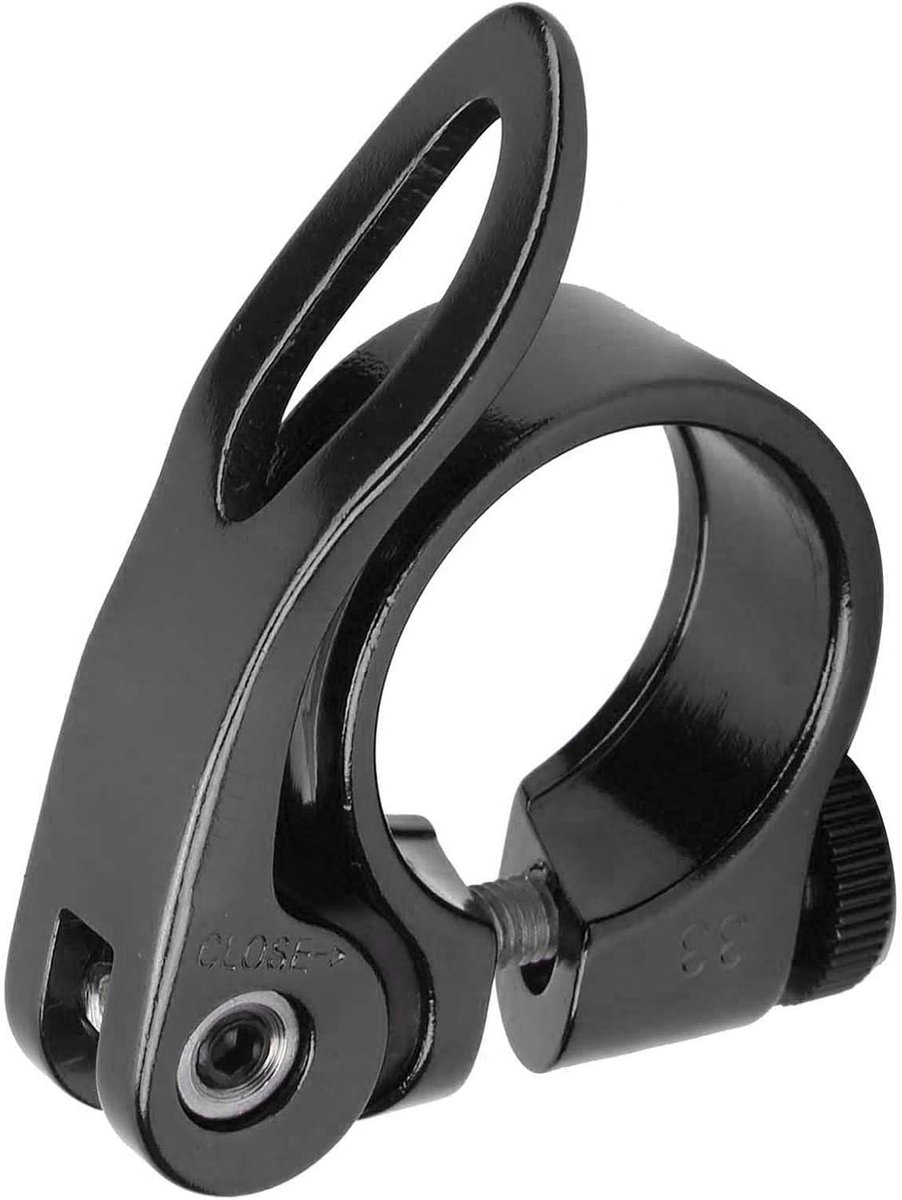 fiets zadelklem quick release 28 6 mm fietsaccessoires zwart