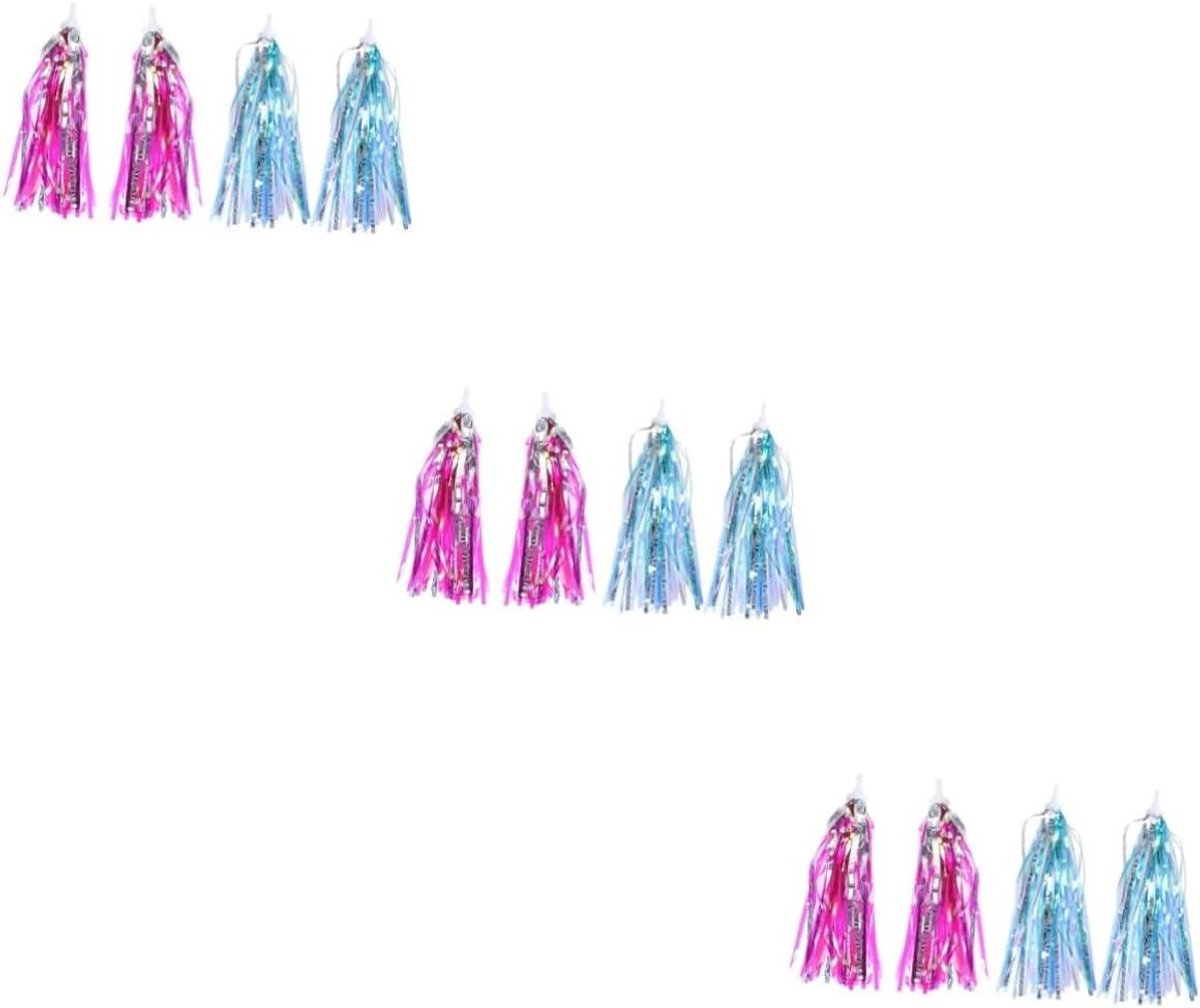 fietskwastjes lint fietsdecoratie kinderen fiets versieren eenvoudig bevestigen 28 cm blauw roze