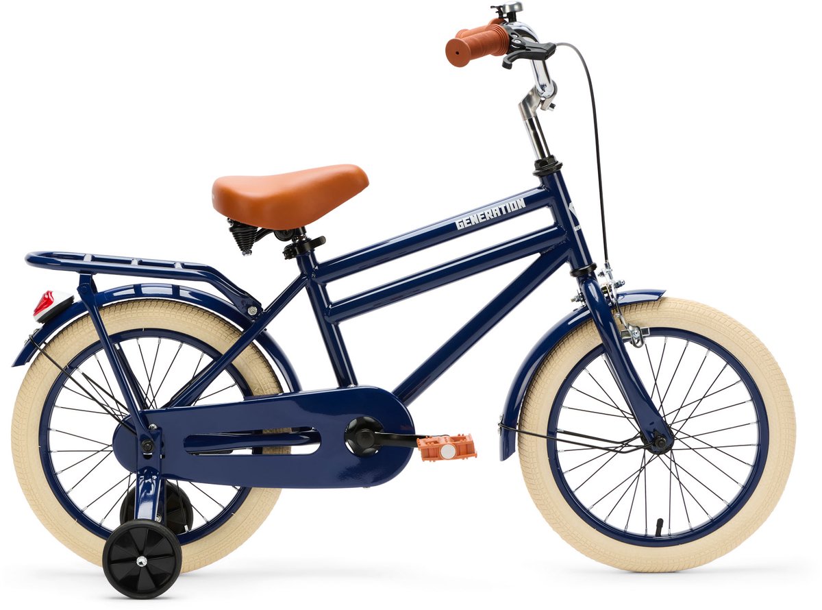 generation city 16 inch blauw kinderfiets