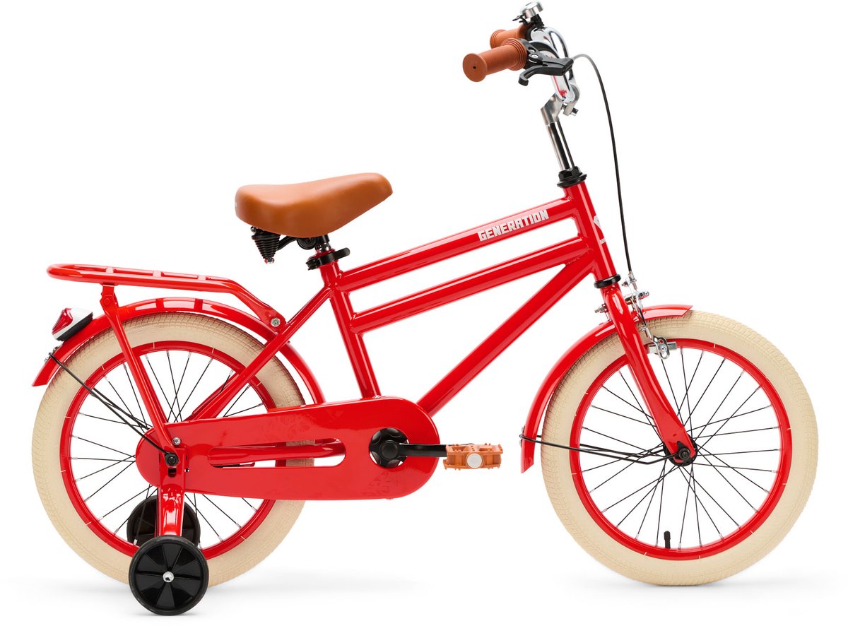 Generation City 16 inch Rood – Kinderfiets Kinderfiets kopen online
