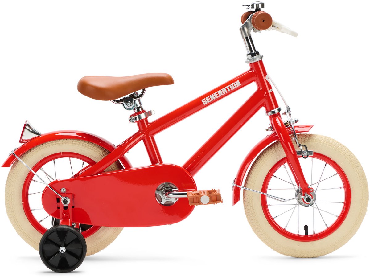 Generation Retro 12 inch Rood – Kinderfiets Kinderfiets kopen online
