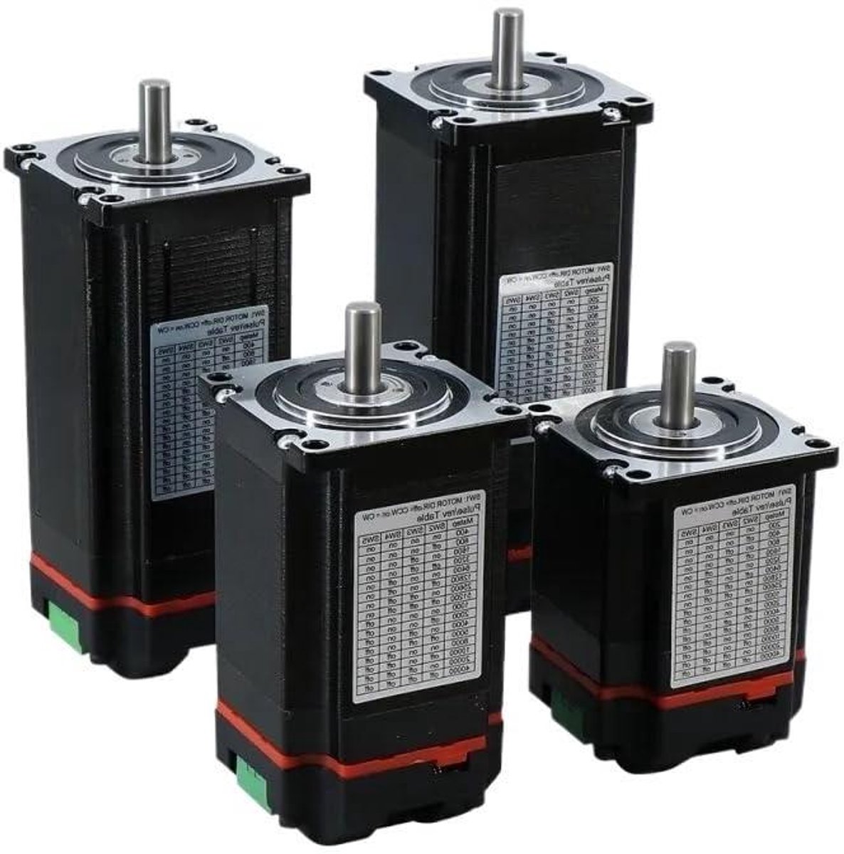 Gesloten Loopmotor - Hybride Servomotor - Precisie Beweging - Geïntegreerde Aandrijving - 8 mm Schacht - Zwart Loopmotor kopen online