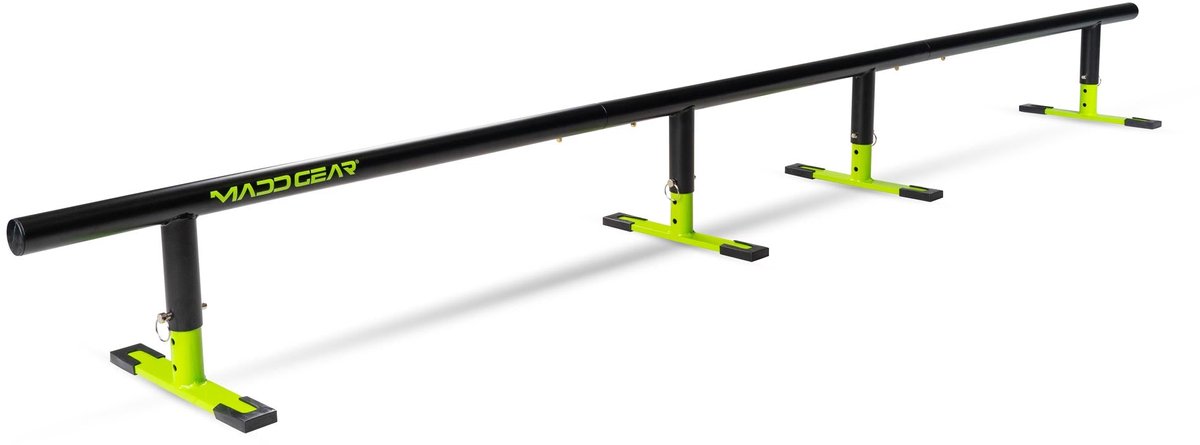 grind rail mgp 99inch 251cm voor stuntsteps skateboards skates staal makkelijk opbouwen