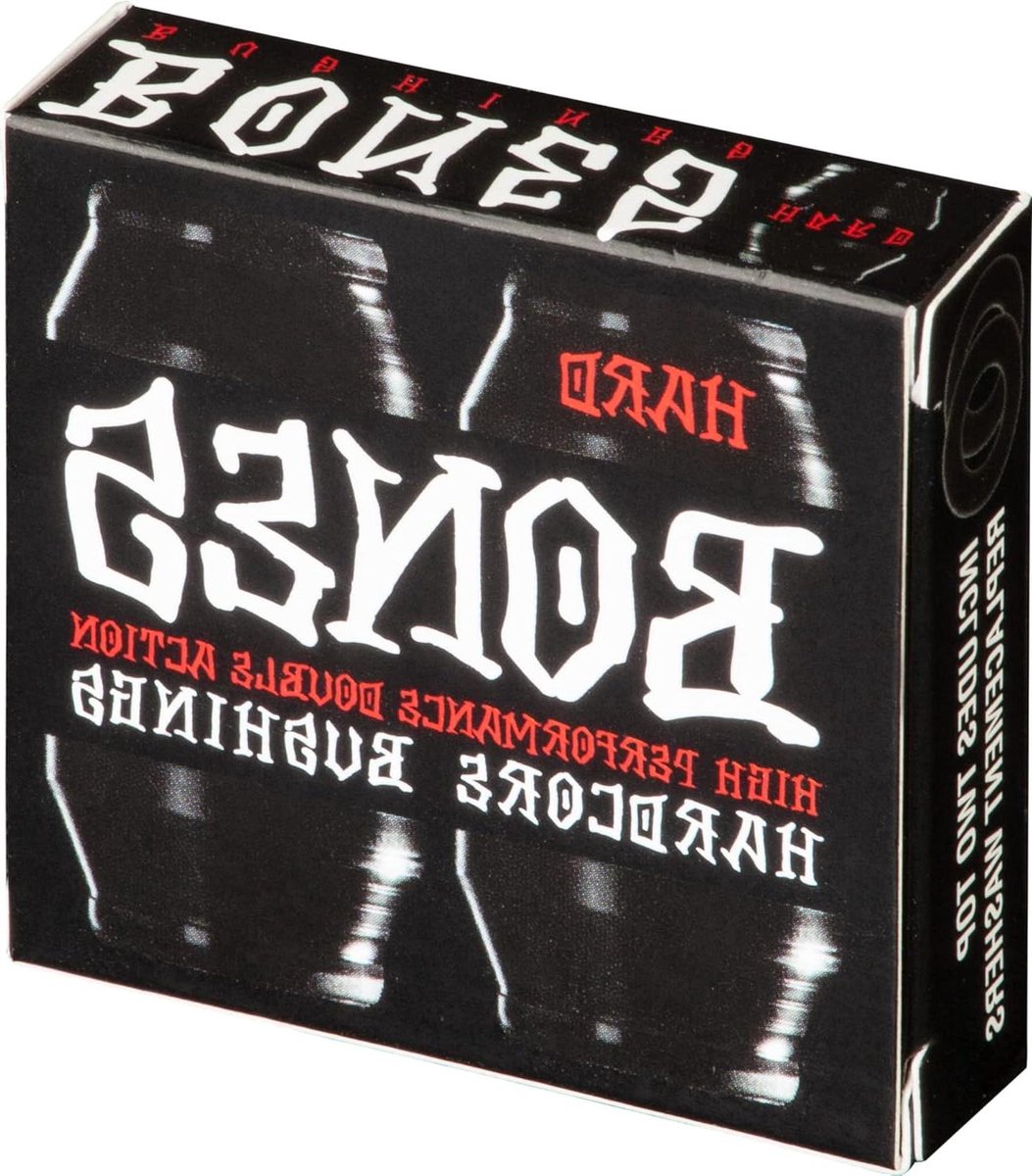 Harde Skateboard Bussen - Stuurrubbers - Skateboarden - Harde Kern - 4 stuks 96A - Zwart Skateonderdeel kopen online