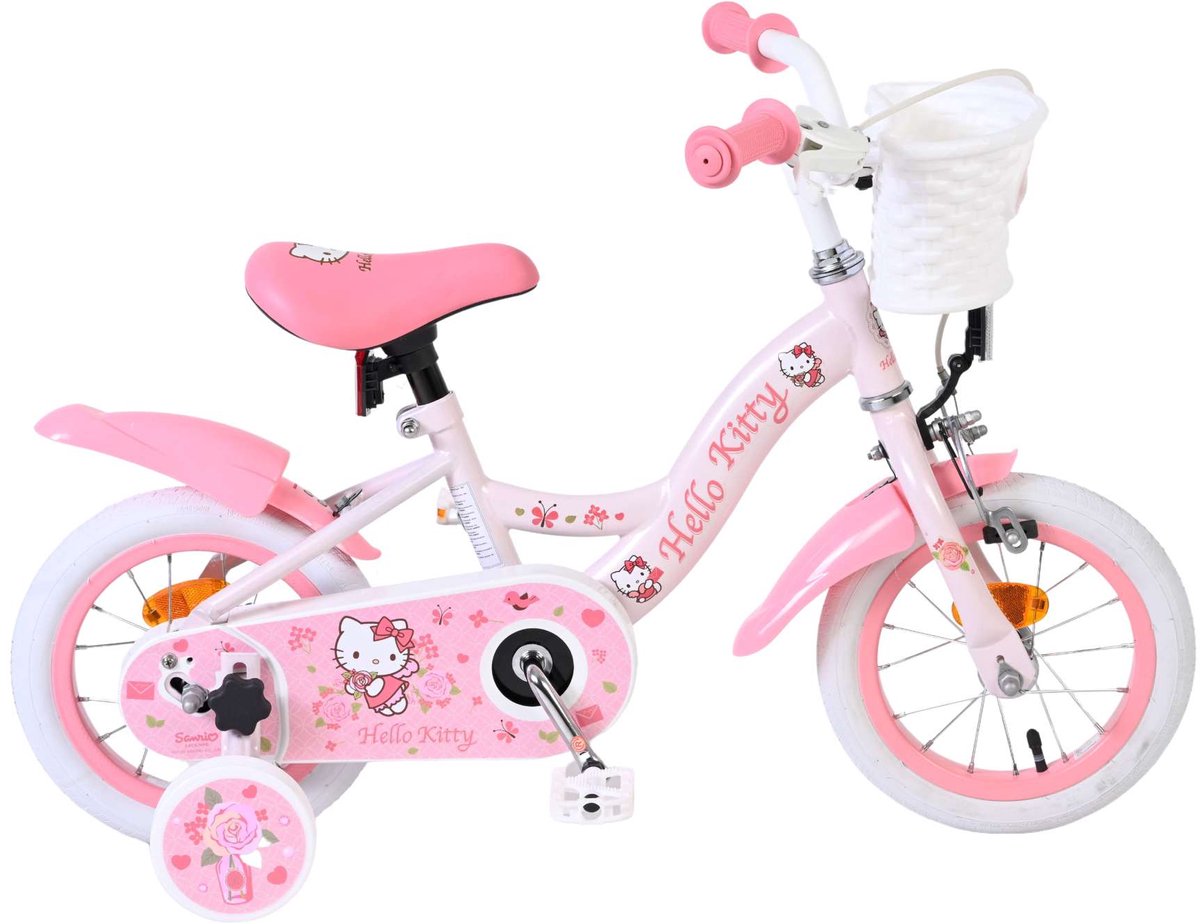 Hello Kitty Kinderfiets - Meisjes - 12 inch - Roze Kinderfiets kopen online