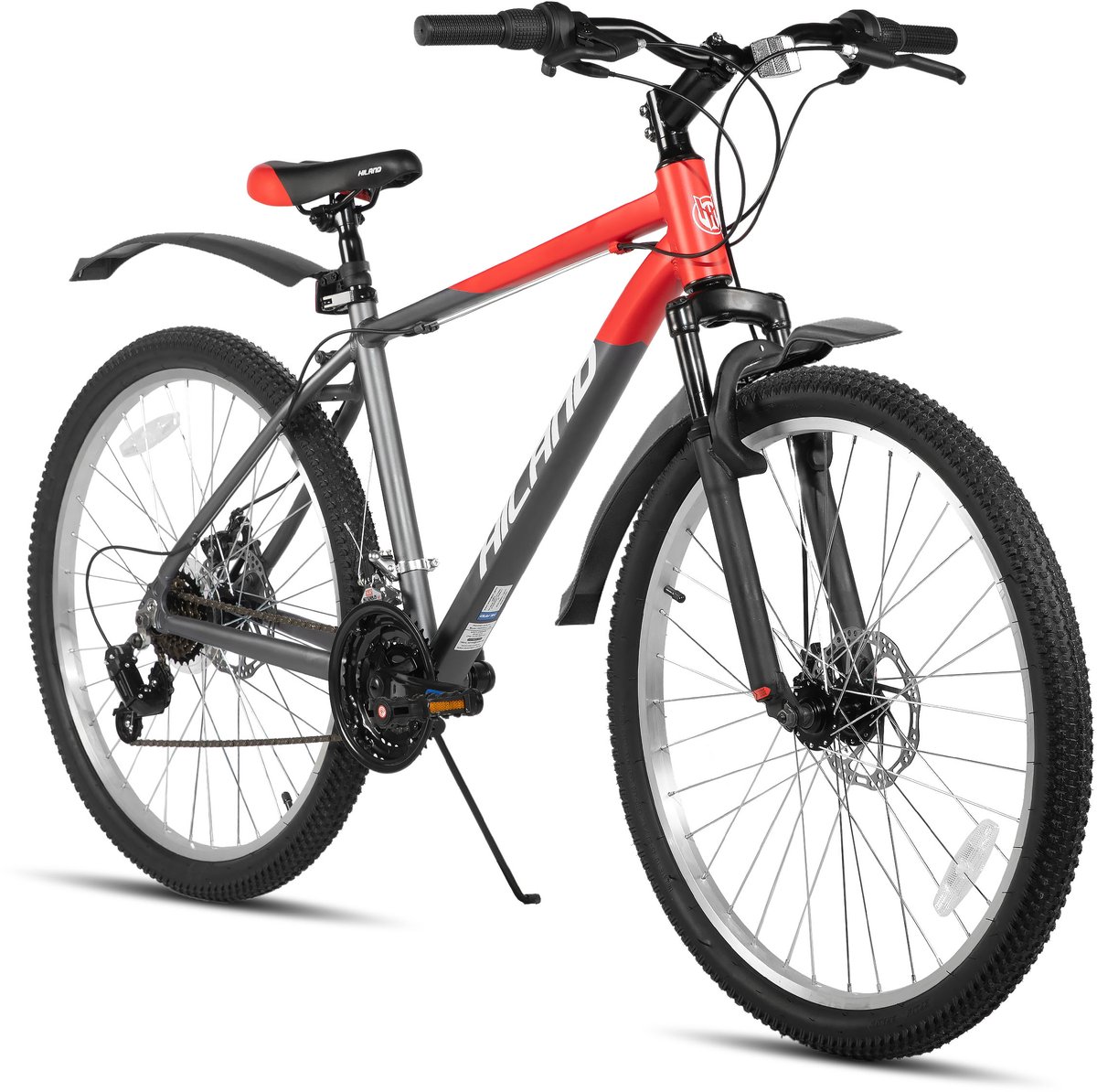 HILAND Mountainbike - 26 Inch - 18 Versnellingen - Mechanische Schijfremmen - Verende Voorvork - MTB voor Heren & Dames Fiets kopen online