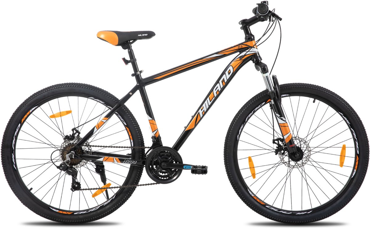 HILAND Mountainbike 26 inch - Unisex MTB - 18 Versnellingen - Lichtgewicht Aluminium Frame - Schijfremmen - 3/6-Spaaks Sportvelgen Fiets kopen online