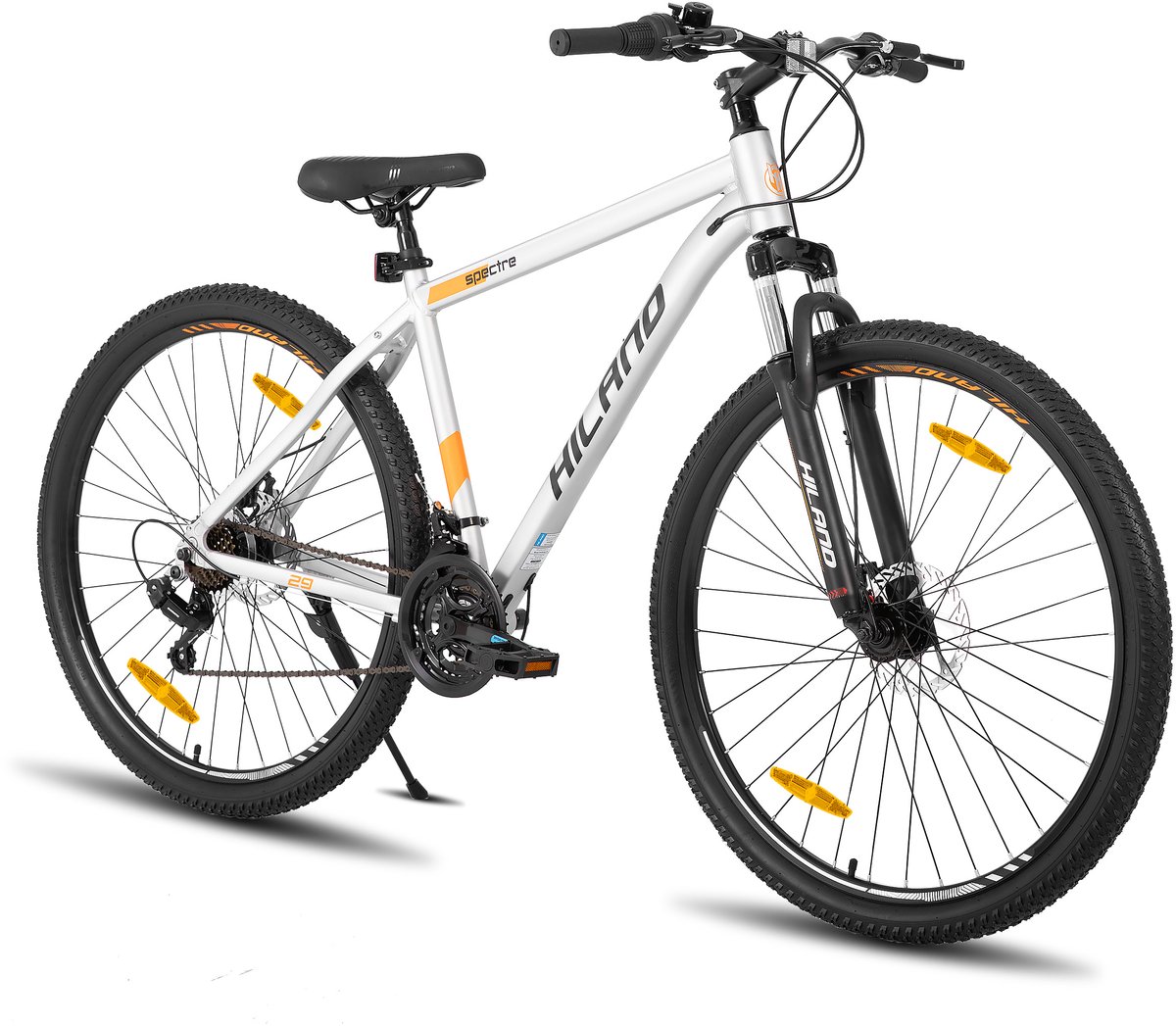 HILAND Mountainbike 29 inch - Unisex MTB - 18 Versnellingen - Lichtgewicht Aluminium Frame - Schijfremmen - 3/6-Spaaks Sportvelgen Fiets kopen online
