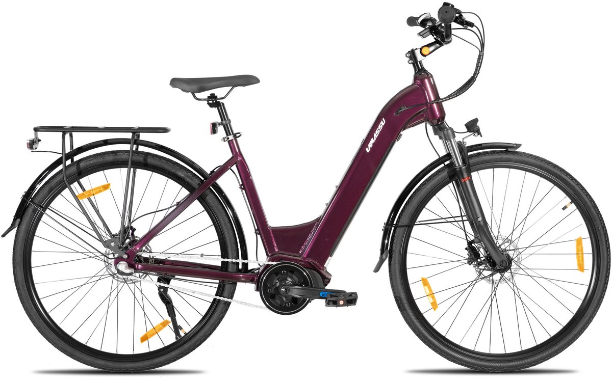 hiland overstreet e bike dames 28 inch hydraulische schijfremmen 3 speed naafversnelling 250w 10 4ah accu lage instap