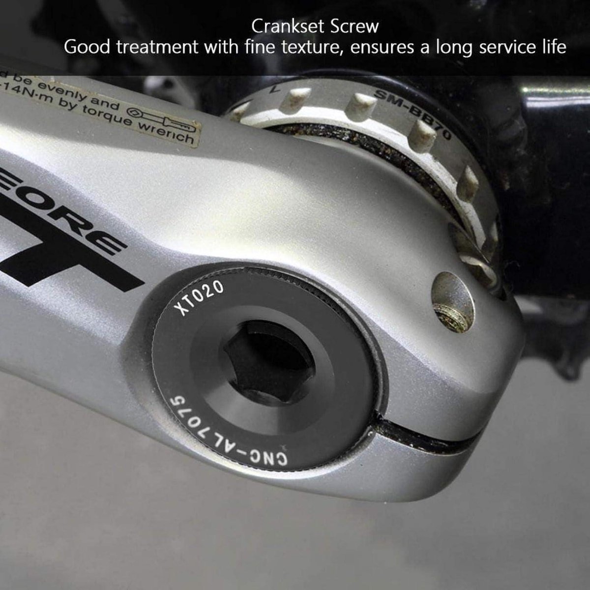Hollow Crank Arm Bout voor Weg Mountainbike Beugel M20 * 10 Schroef As BB - Zwart - Fietsaccessoire Fiets kopen online