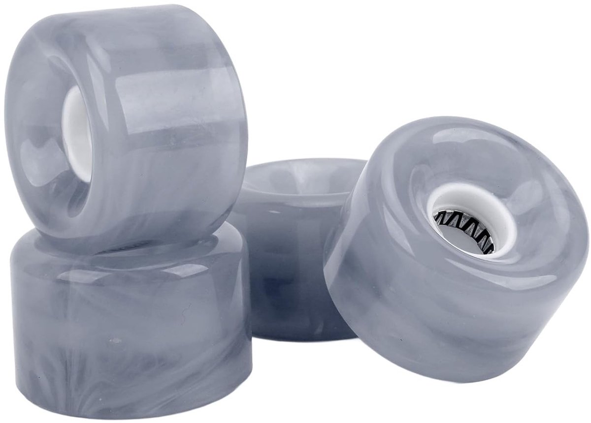 hoogwaardige skateboard wielen 52mm 78a met hoge terugslag en lager perfect voor tricks en cruisen snelle en glanzende sliding 4 stuks