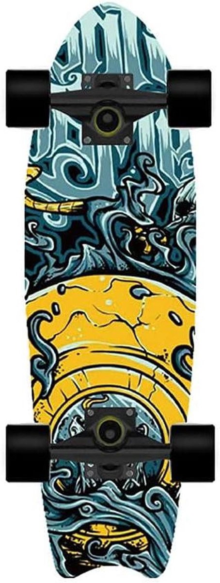 houten skateboard compleet board straat gebruik 8 laags esdoorn 28 inch hide
