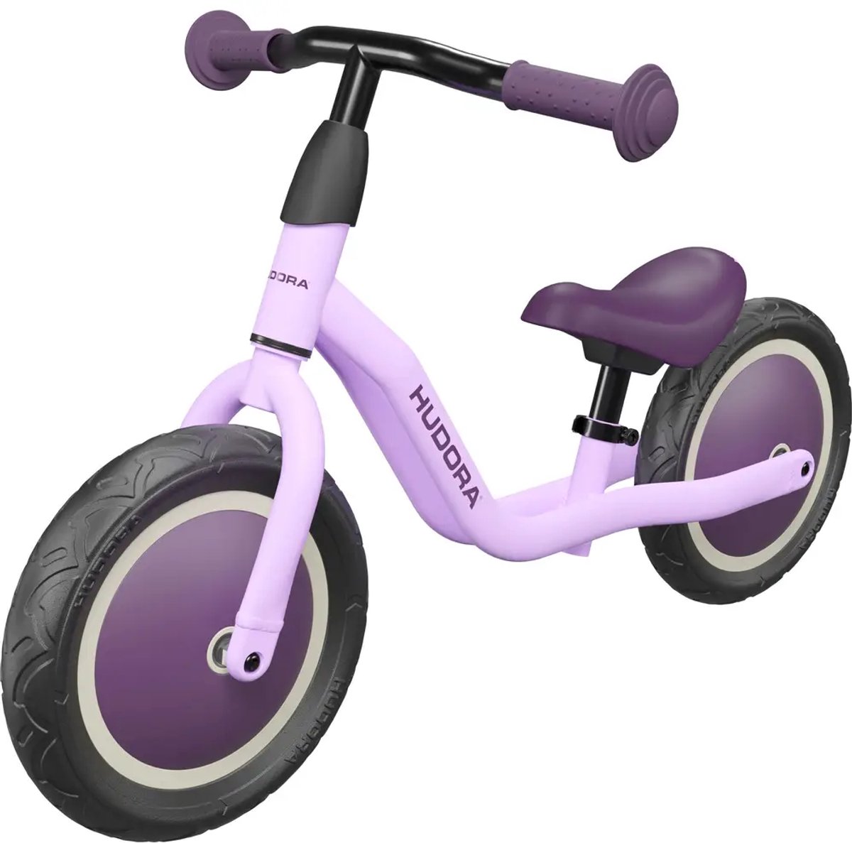 hudora loopfiets cruisy 10 inch lavender kinderfiets leerfiets