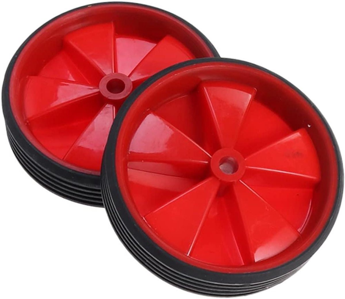 hulpwielen fiets stabilisator wielen kinderen leren fietsen stevig stalen frame 11 cm rood