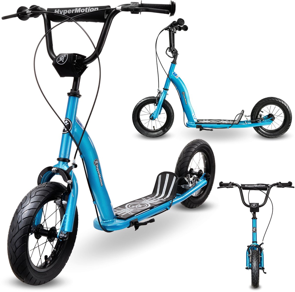 HyperMotion RUBY 12.2 Kinderstep met Luchtbanden 12 Inch – Verstelbaar – Blauw Step kopen online