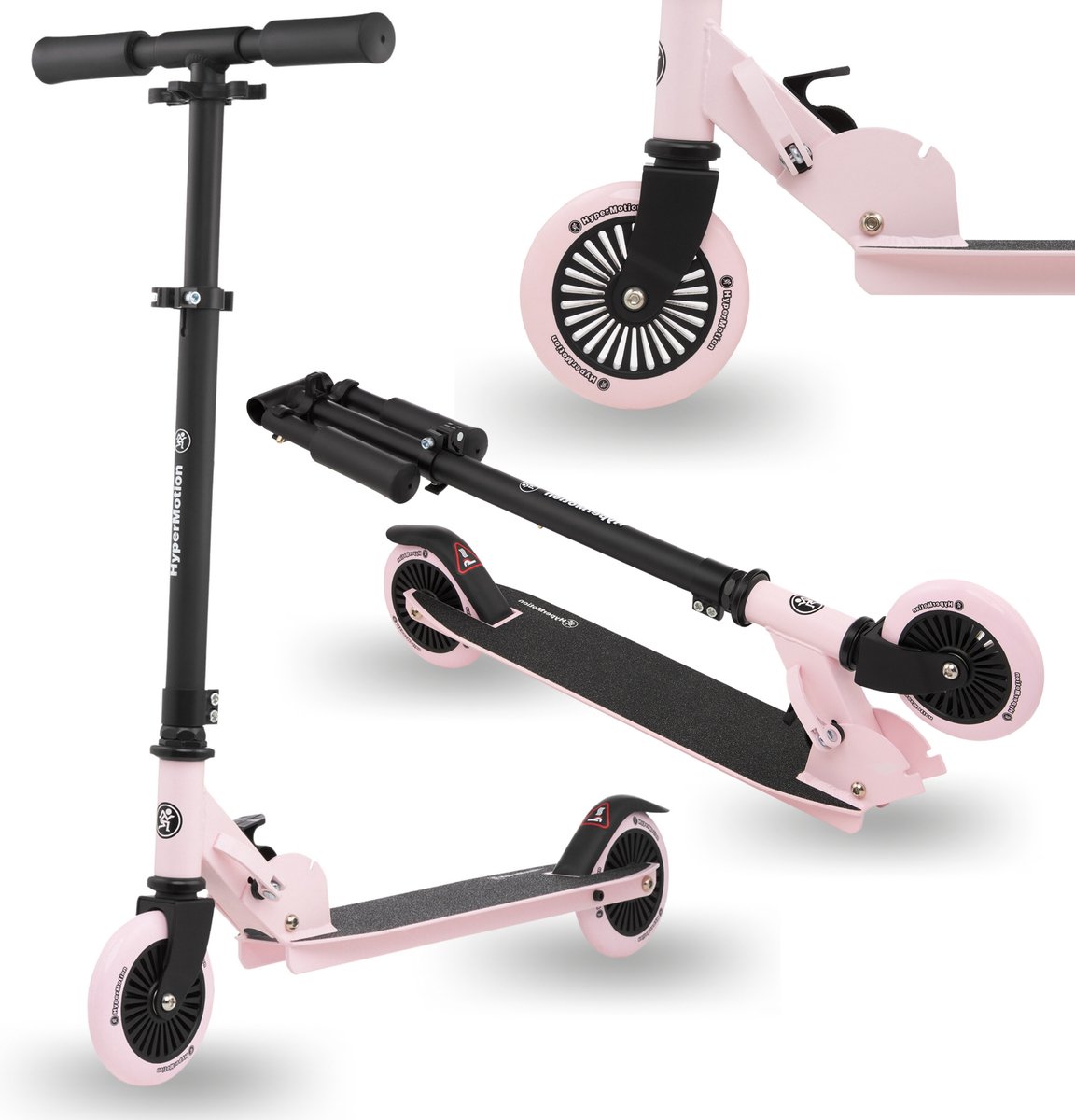 HyperMotion Willy step voor kinderen van 3-8 jaar, opvouwbaar, in hoogte verstelbaar, rubberen wielen, antislip platform, draagkracht tot 40 kg Step kopen online