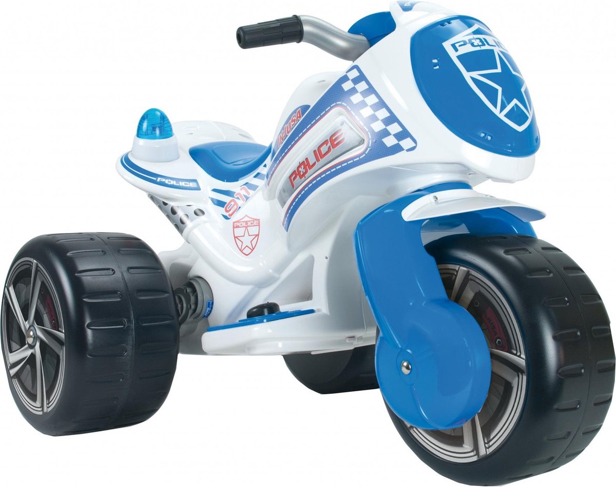 injusa trike police accuvoertuig 6v