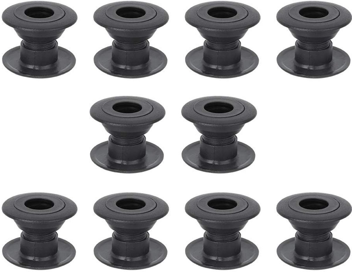jhubers tafelvoetbal lager 15 8mm 10 paar hoogwaardig kunststof stalen kogels verstelbare binnenhoogte 23 34mm zwart tafelvoetbal onderdelen