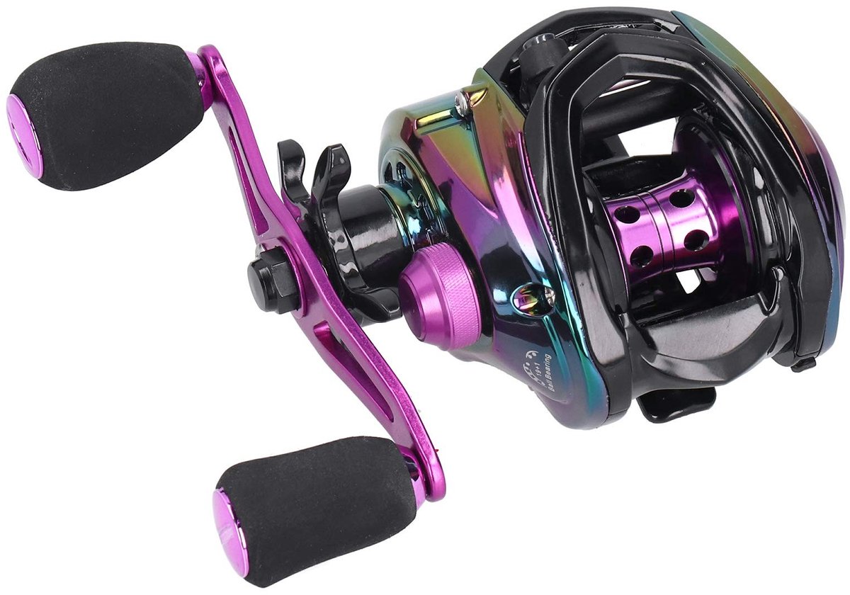 JHUBERS- Visserijhaspel Hoge Snelheid 8.1:1 - Lichtgewicht Metaal - Gegoten Viswiel - Roestvrijstalen Lagers - All Water Universal - 12-speed Magnetische Rem Skateonderdeel kopen online