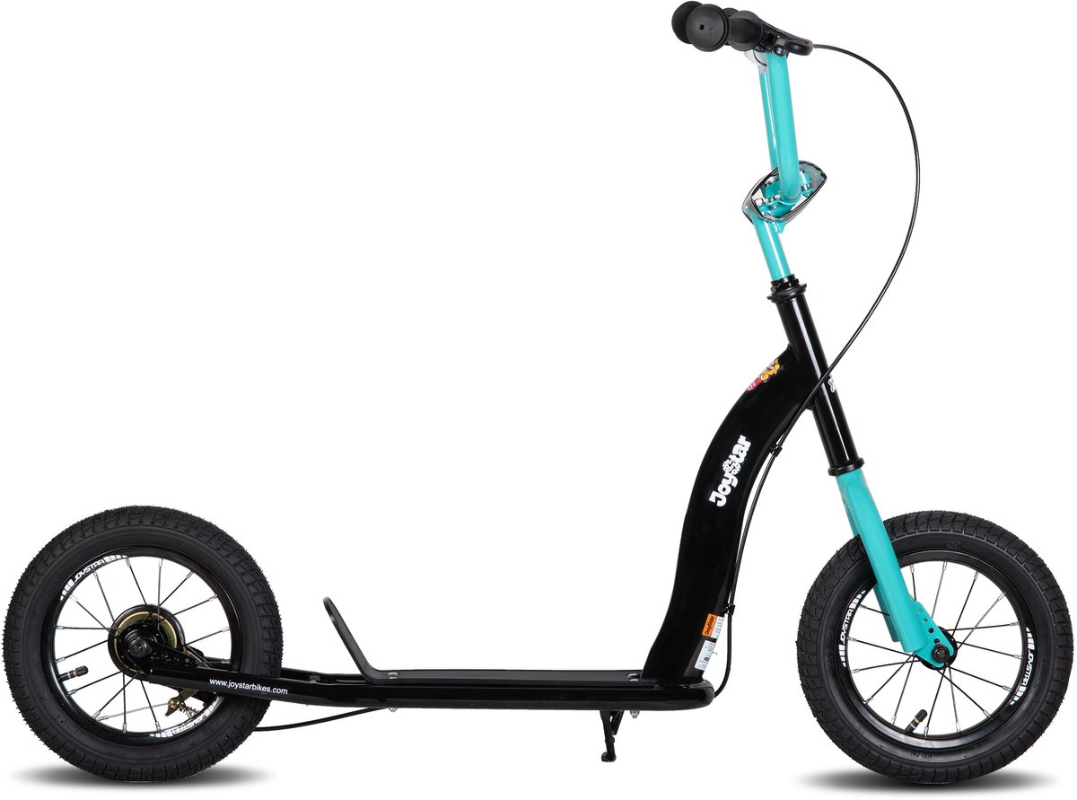 joystar conway step met 12 inch luchtbanden voor kinderen vanaf 5 jaar tieners volwassenen verstelbaar stuur zwart