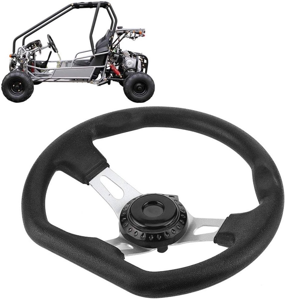 kart stuurwiel voor off road karts vervangend stuurwiel voor go karts en strand karts duurzaam en universeel gebruik
