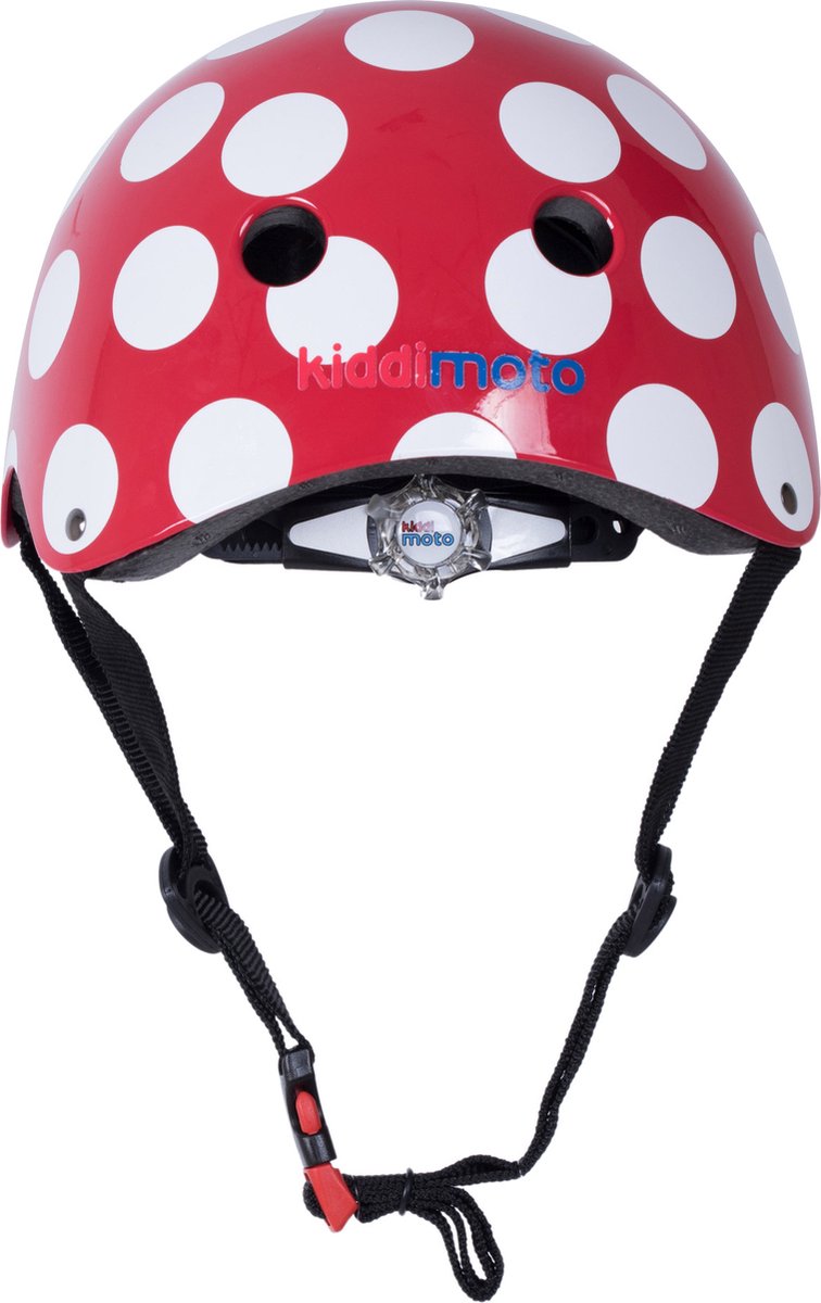 Kiddimoto Helm Red Dotty Small Kinderfiets kopen online