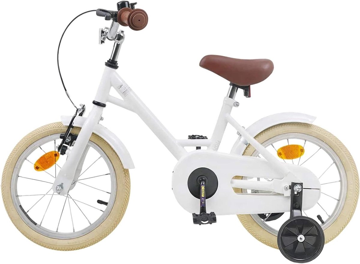 kinderfiets 12 inch loopfiets peuter buiten spelen klassiek design 90 x 49 x 67 5 cm wit