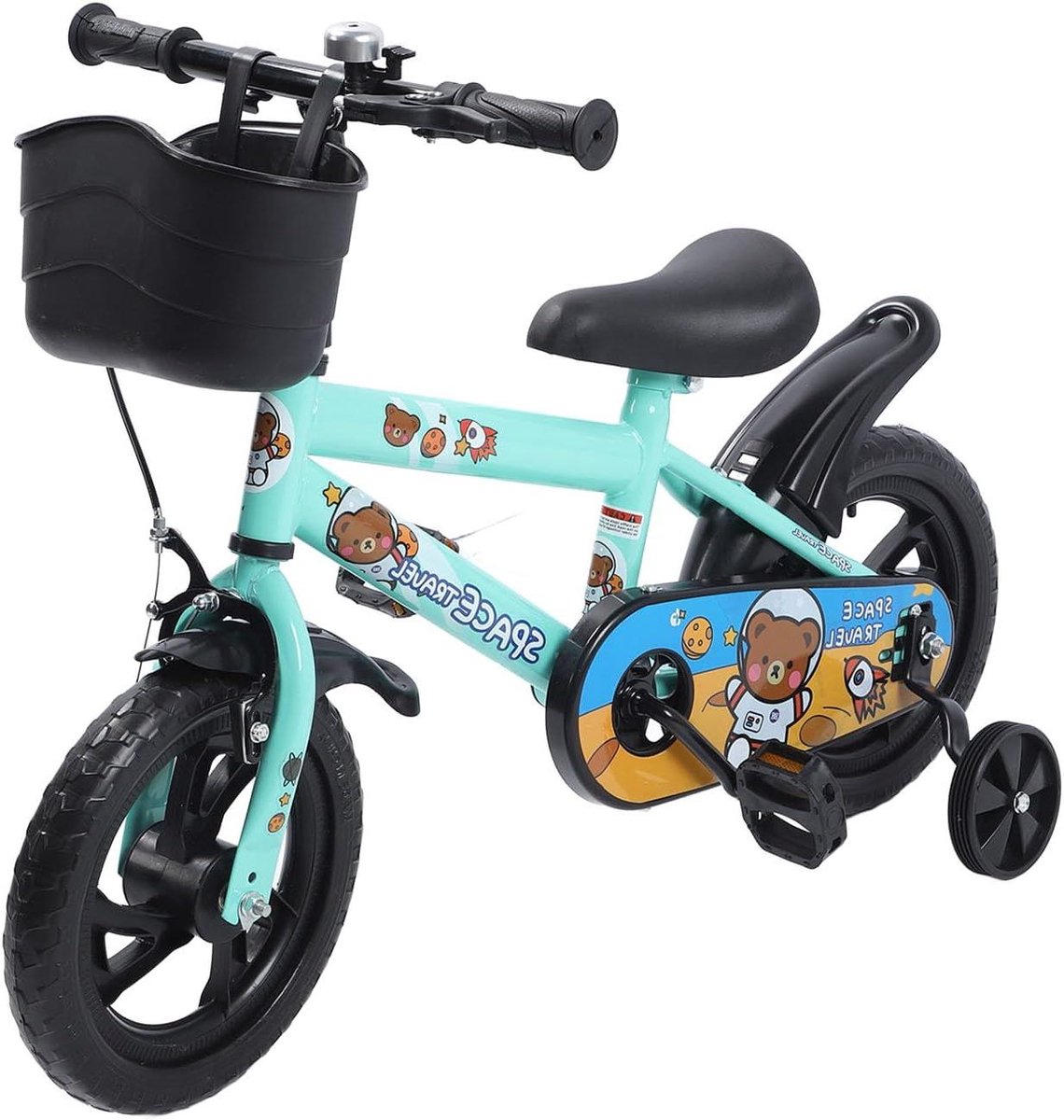 Kinderfiets 12 Inch - Loopfiets Peuter - Eerste Fietservaring - Veilige Stabiliteit - Verstelbaar - Groen Kinderfiets kopen online