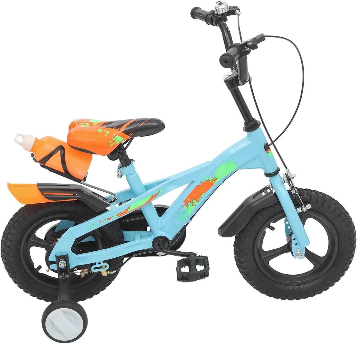 Kinderfiets 12 inch - Loopfiets Peuter - Leren Fietsen - Verstelbaar Zadel Stuur - 12 Inch - Wit Kinderfiets kopen online