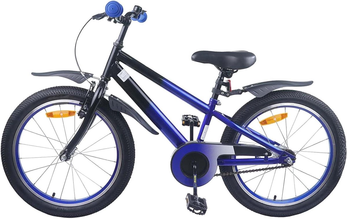Kinderfiets 18 Inch - Klassieke Fiets - Buiten Spelen - Sterk Stalen Frame - 123 x 51 x 78cm Kinderfiets kopen online