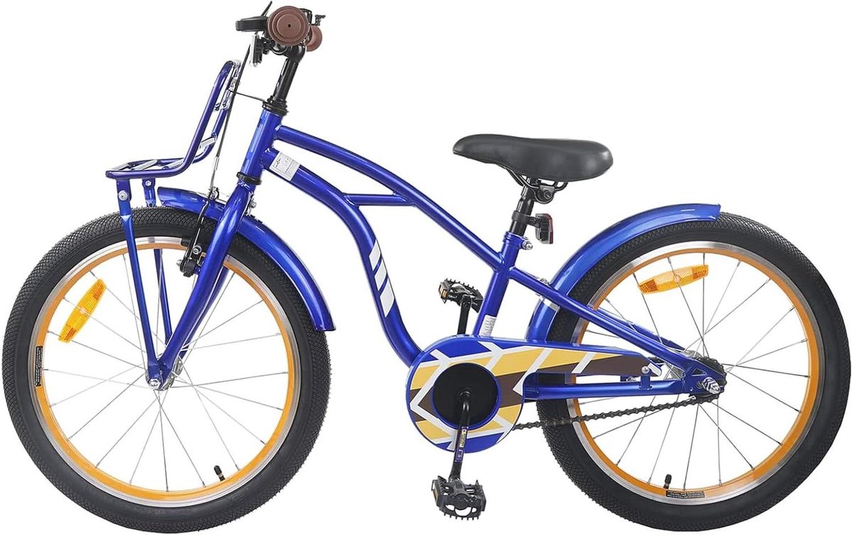 Kinderfiets - Jongensfiets Meisjesfiets - Veilig Fietsen Leren - Stalen Frame - 12 inch - Blauw Kinderfiets kopen online