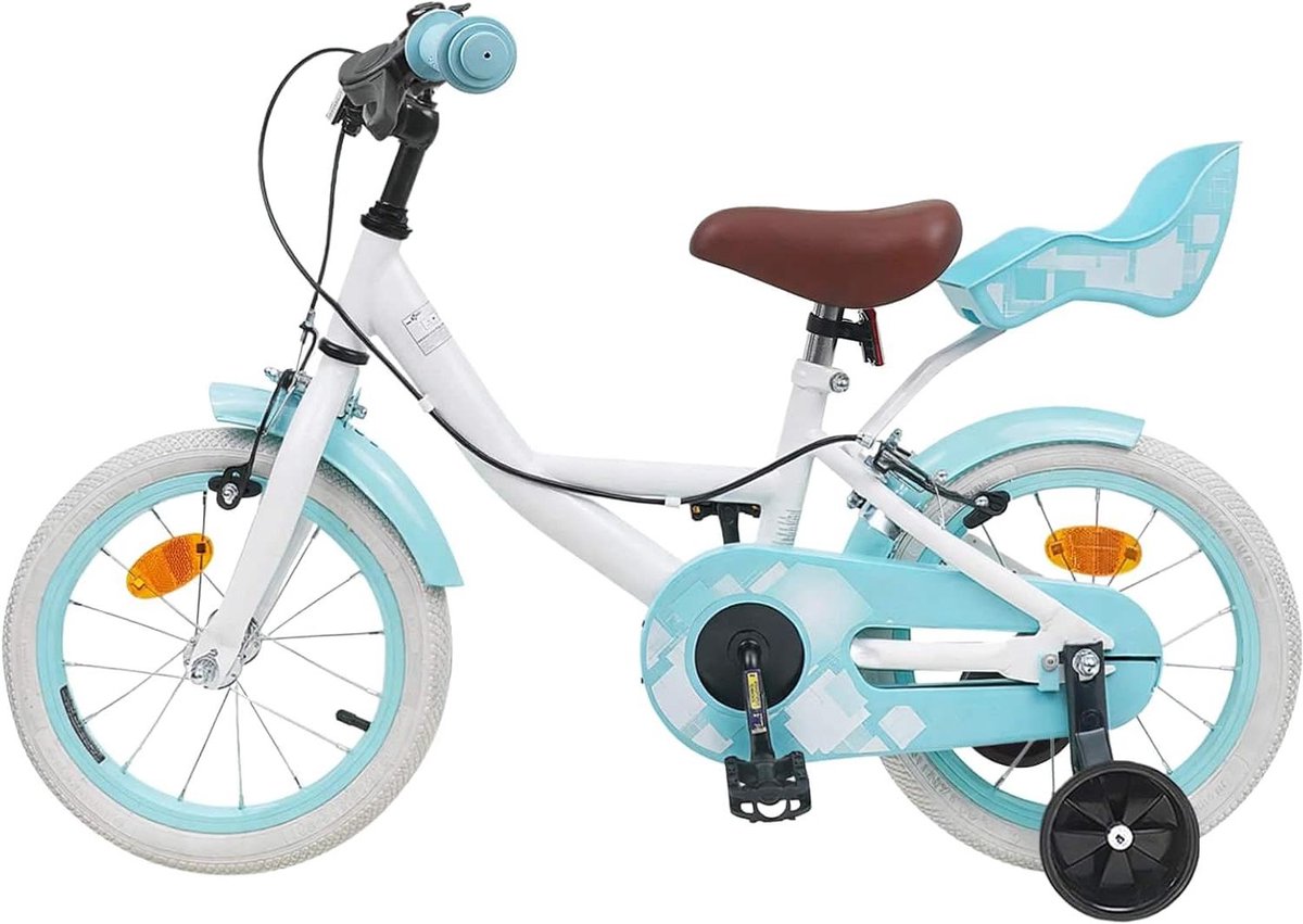 Kinderfiets - Loopfiets - Buiten spelen - Stalen frame - 12 inch - Wit Kinderfiets kopen online