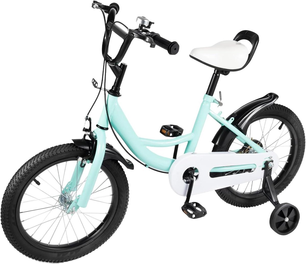 kinderfiets loopfiets leren fietsen dubbele rem 16 inch geel